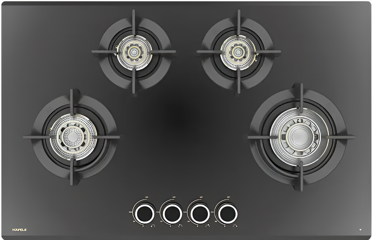 VORTEX 480 Built-In 4 Vertex Brass Burner Gas Hob