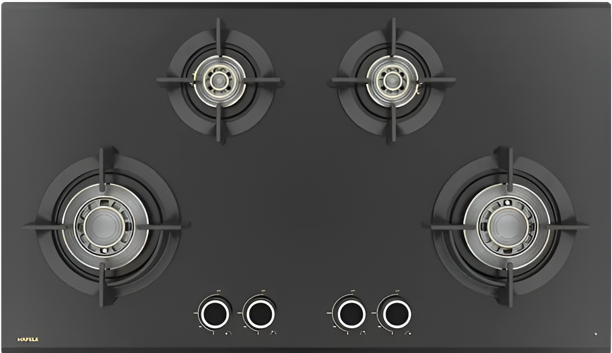 VORTEX 490 Built-In 4 Vertex Brass Burner Gas Hob