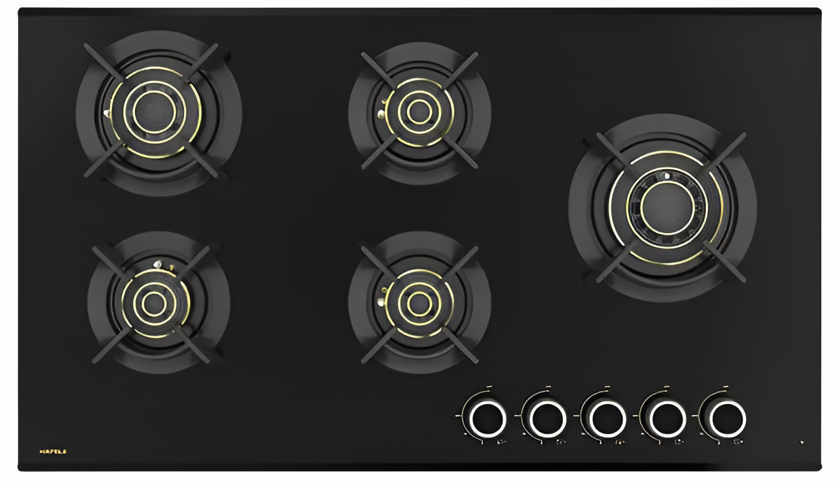 VORTEX 590 Built-In 5 Vertex Brass Burner Gas Hob