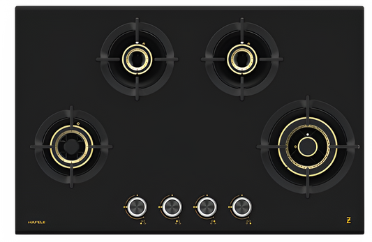 ZETA 480 PLUS Built-In 4 Zeta Brass Burner Gas Hob