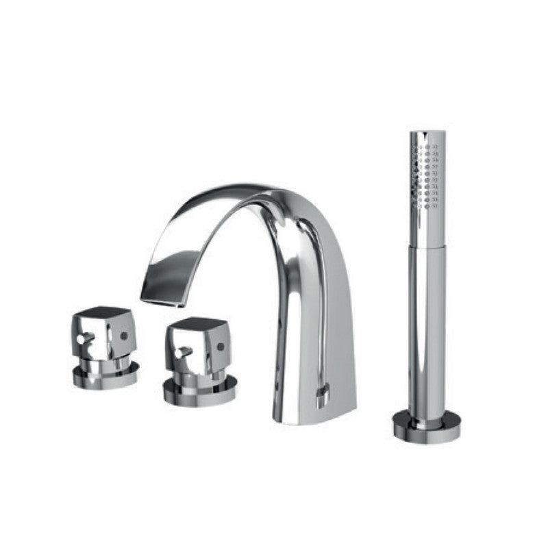 4-Hole Thermostatic Bath & Shower Mixer, Deck Mounted MAMTA MARBLES